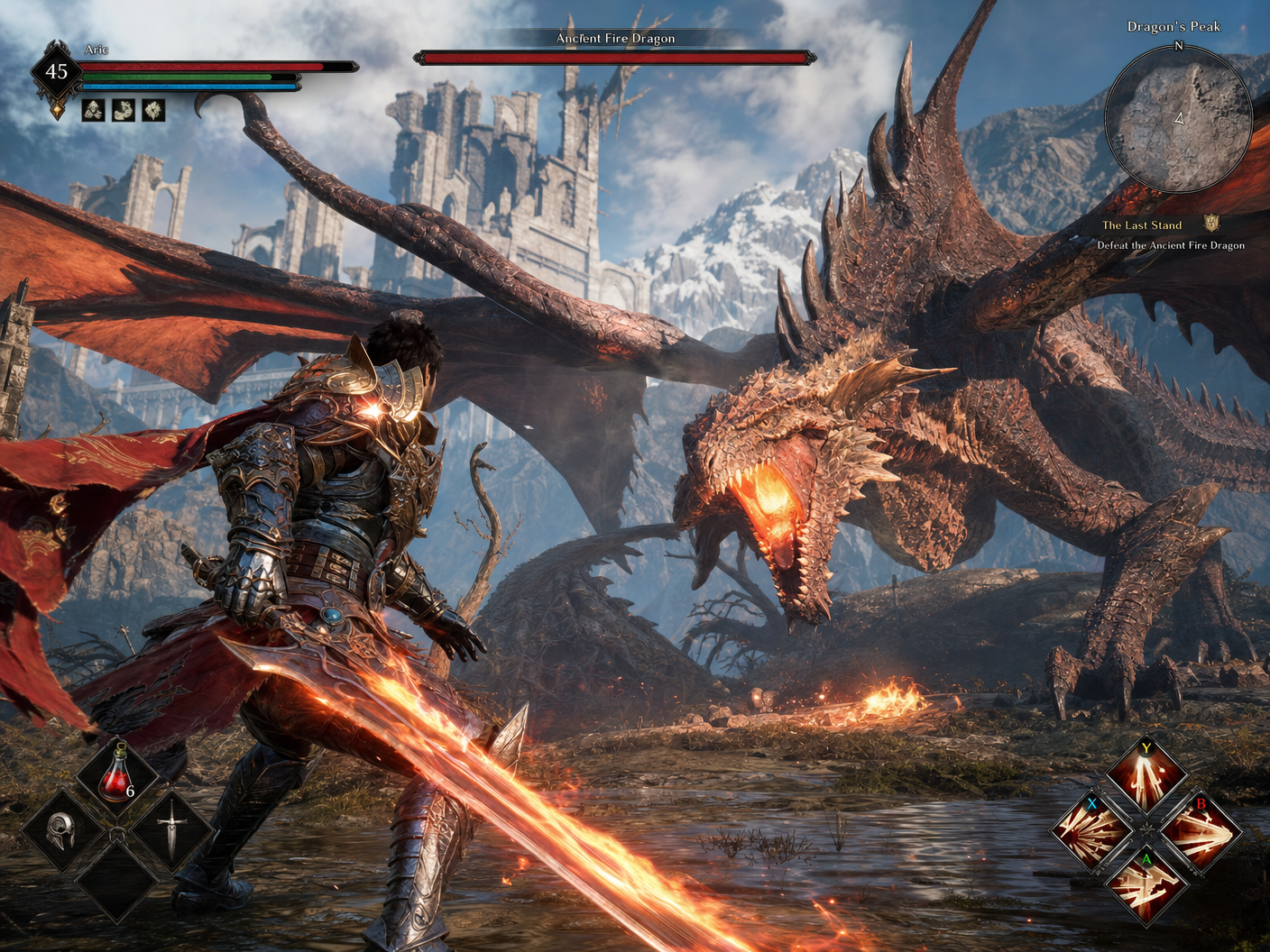 Dragon's Peak game screenshot
